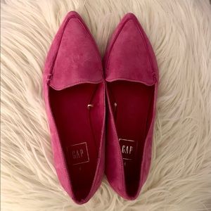 Gap Pink Suede Loafers